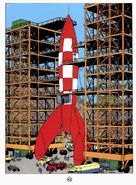 the Moon Rocket under construction