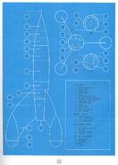 Moon-rocket blueprint