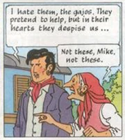 The elderly woman reassures .