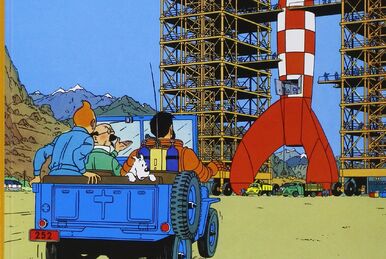 Hergé, Studios Belvision, Tintin Objectif Lune - Œuvre originale
