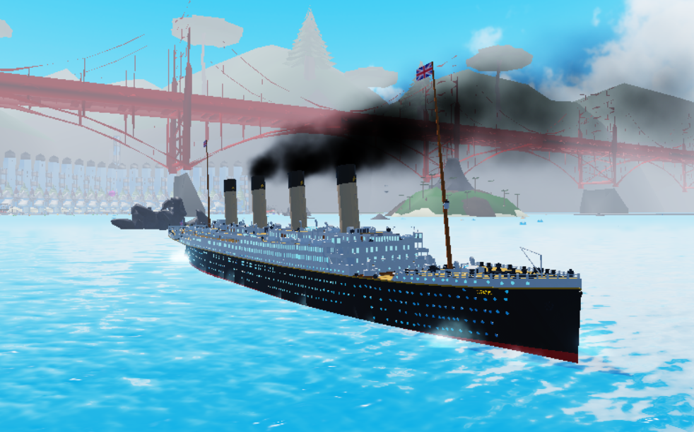 Rms Titanic Tiny Sailors Wiki Fandom - black titan roblox