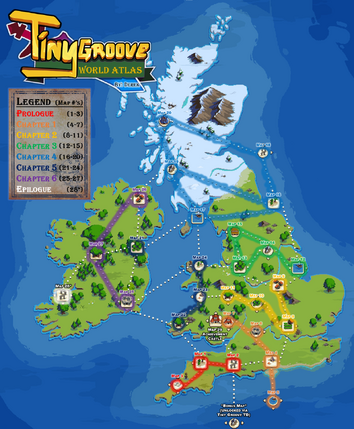 TinyGroove World Map