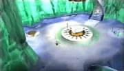 The sofa room as it appears in an early version of the intro.