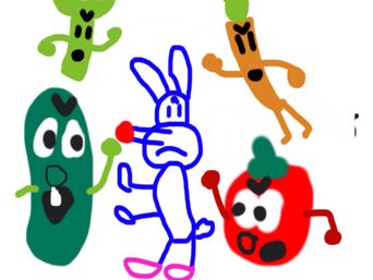 Tiny toon adventures Calamity Coyote and VeggieTales parody