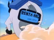 ...complete with a RENT-A-NAG license plate