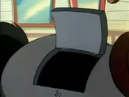 Coyote Kid's horse's rear compartment