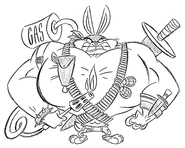 Conceptual artwork of Muscular Buster