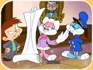 Babs as Buffy Vanderbunny with Buster as Biff Vanderbunny