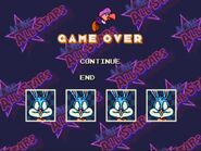 In the Game Over screen of Acme All-Stars