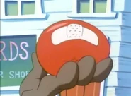 "This tomato's all bruised!"