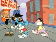 Buster and Babs fall for Monty and Elmysha's trap