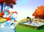 "'Golly... gosh... Buster? ' F.M.! You just said three whole sentences without swearing!"