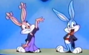 Buster and Babs as music conductors