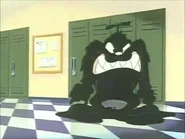 Dizzy is all covered in ink