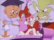 Babs remembers what Elmer, The Great and Powerful of Looniversity, and her mother told her about self-control.