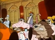 The Possum Family on the ship