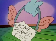 How Ticklepuss is going to tickle Plucky; with Acme Rubber Ears!