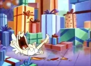 Monty regresses into a crybaby to throw a tantrum after getting the same present twice