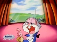 Babs imitates George Washington