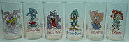 Tiny Toons glass cups