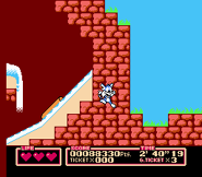 Furrball in the high speed log ride stage