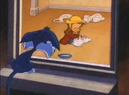 Furrball sees a rich little girl and a family of cats...