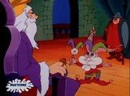 Babs as a Royal Fool