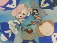 Sheepdog with Buster, Hamton, Furrball, and Barky Marky in "The Acme Bowl"