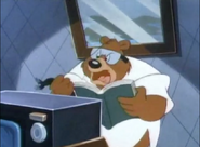 Pa Bear, installing his VCR