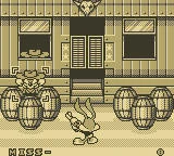 Buster in the shooting gallery