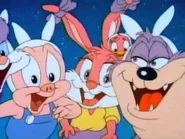 Babs and the gang singing the Buster Bunny Bunch theme