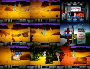 Pictures of the video game prototype