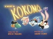 Title Card for A Night in Kokomo