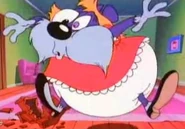 Sneezer's sneeze inflates Furrball