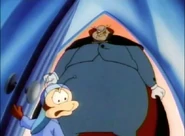 "Who's at the door?" "That 'T' Word I'm not allowed to say."