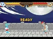 Buster getting ready to battle Mr. Hitcher