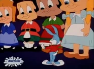 Buster has a nightmare where he is surrounded by Elmyra's world-wide relatives