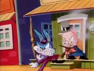 Hamton fiddles furiously