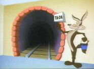 Wile E. paints a tunnel in Thirteensomething