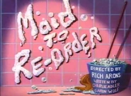 The title card