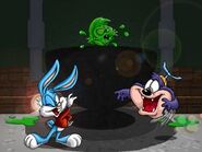 Monty, Buster, and Dizzy in the unreleased Tiny Toon Adventures Atari Jaguar Game