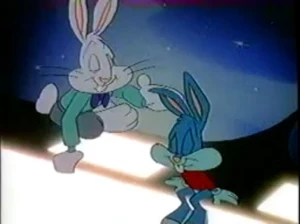 Harvey with Buster at the end of the reel