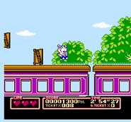 Hamton in the train ride stage