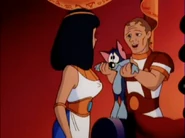 Furrball's cameo in the Animaniacs cartoon "Home on De-Nile"