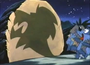 Furrball is literally scared of his own shadow