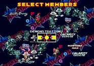 Select your characters