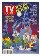 Plucky, Buster, Babs and Hamton on the cover of TV Guide