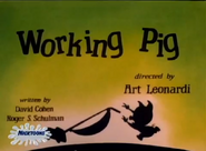 Title card for Working Pig