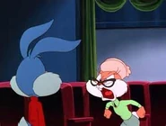 A much older Babs in It's a Wonderful Tiny Toons Christmas Special