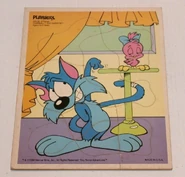 1990 Playskool Furrball and Sweetie puzzle